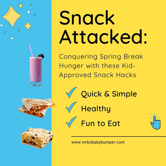 Snack attacked: Conquering spring break hunger with these kid approved snack hacks. Picture of blue berry smoothie, Black bean quesadilla and berry oat bars