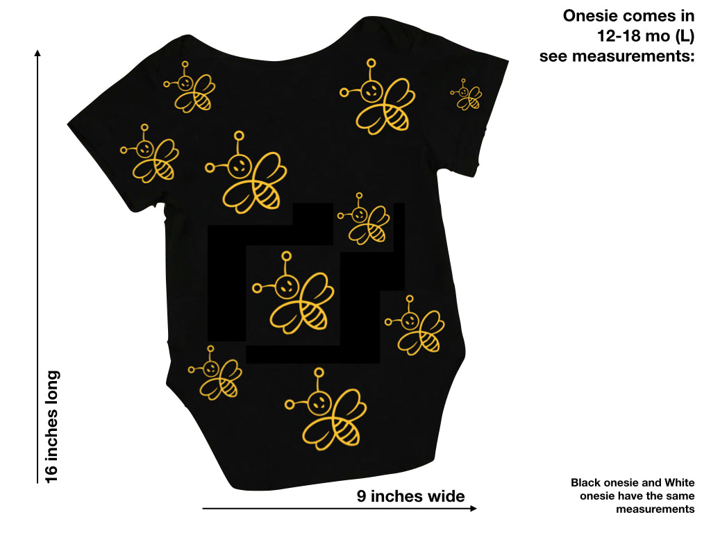 Baby Bumper Gift Set with Black Onesie
